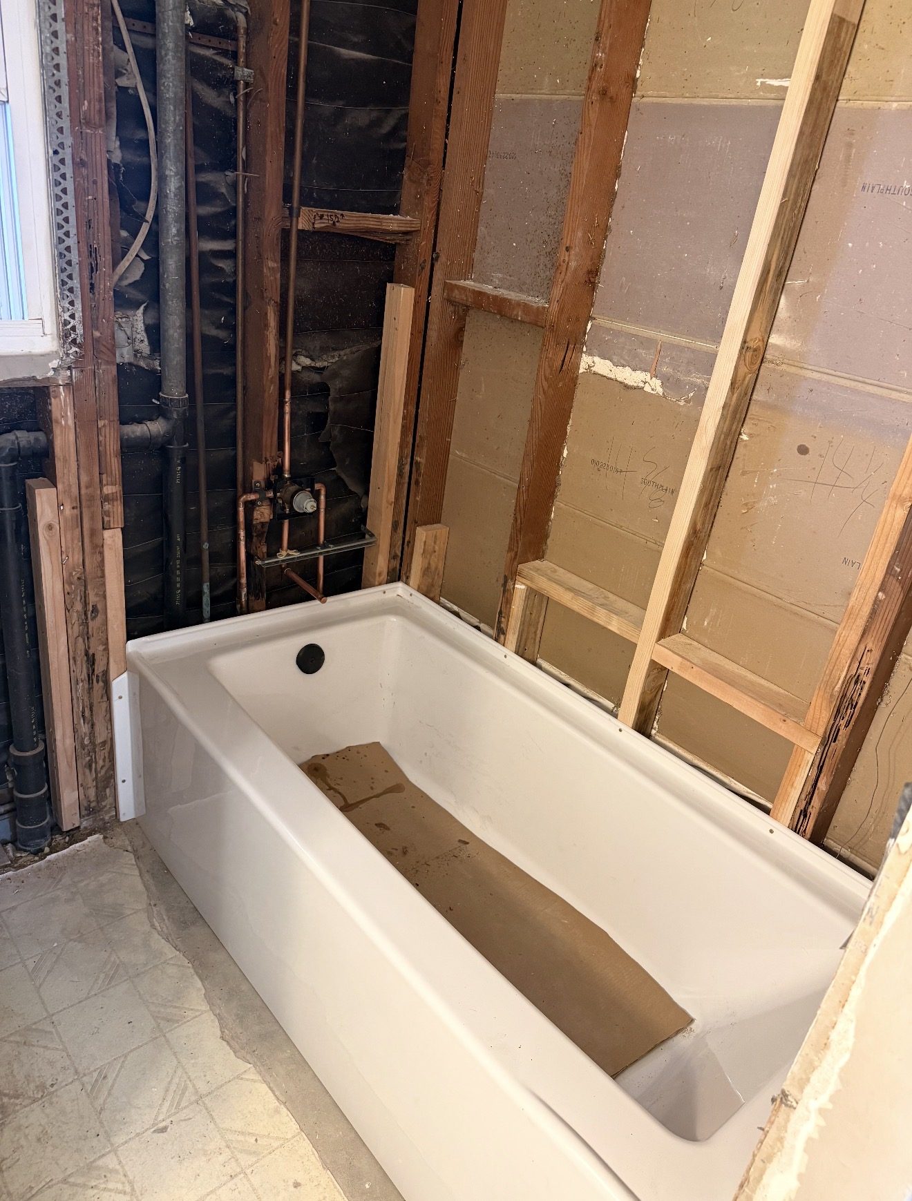Tub Installation Prep