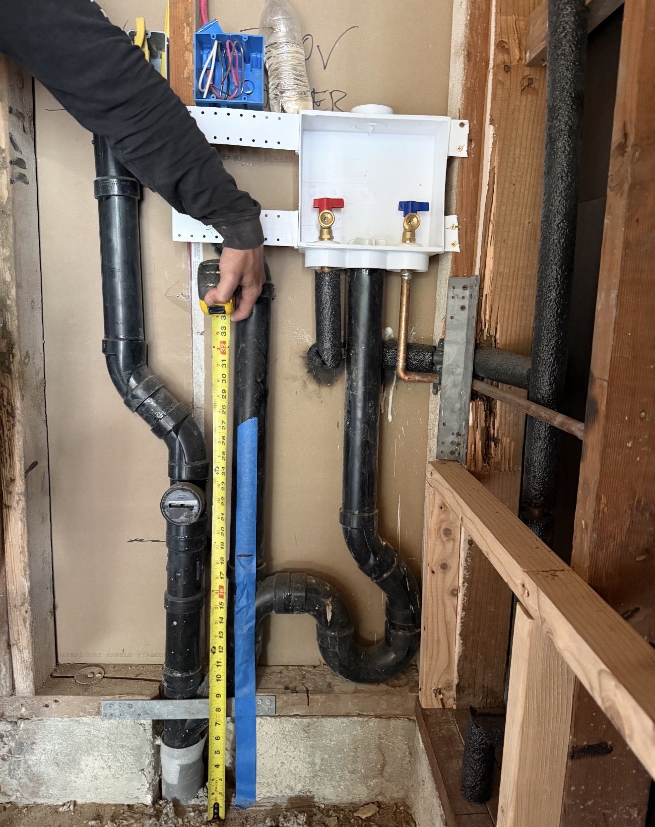 Bathroom Rough-In Measurements