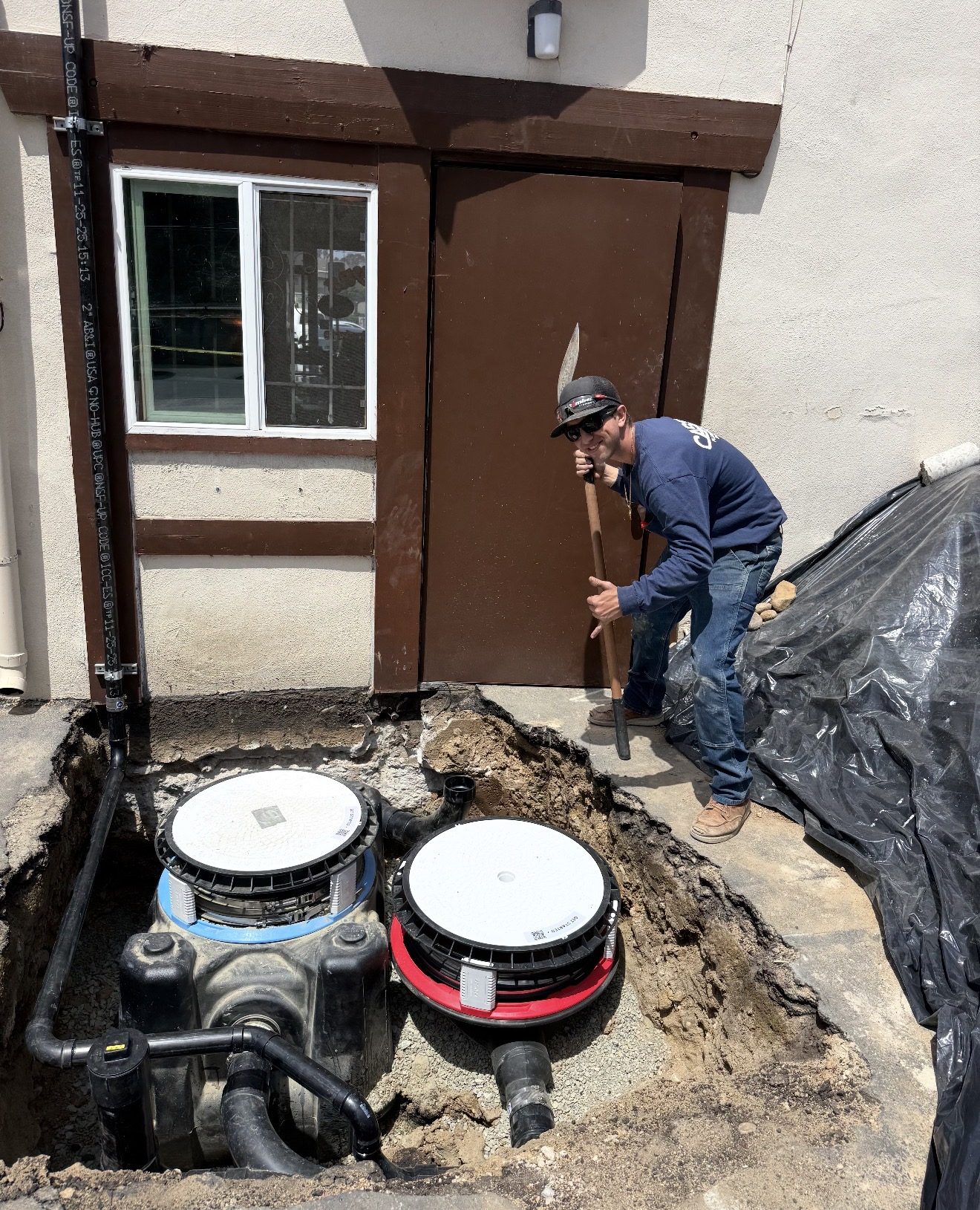 Exterior Sewer Installation